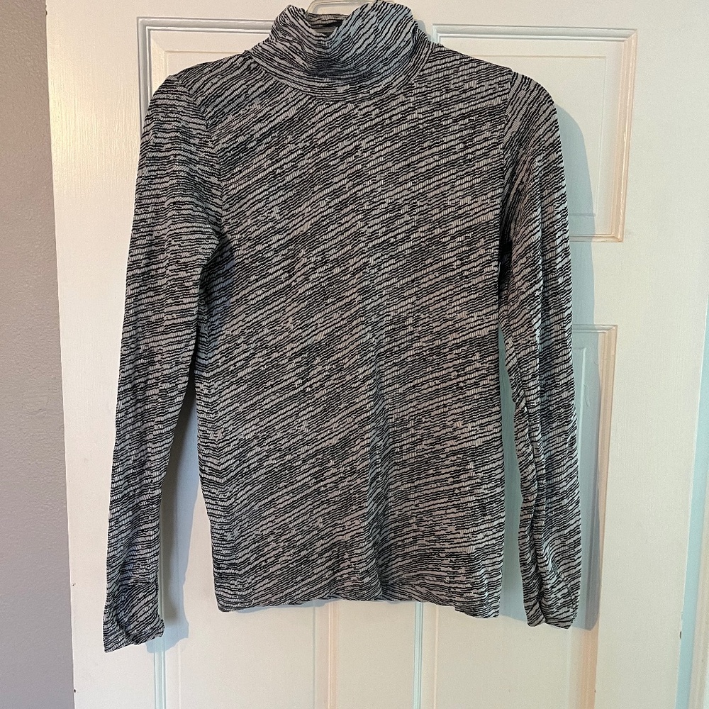 Dry fit mock neck